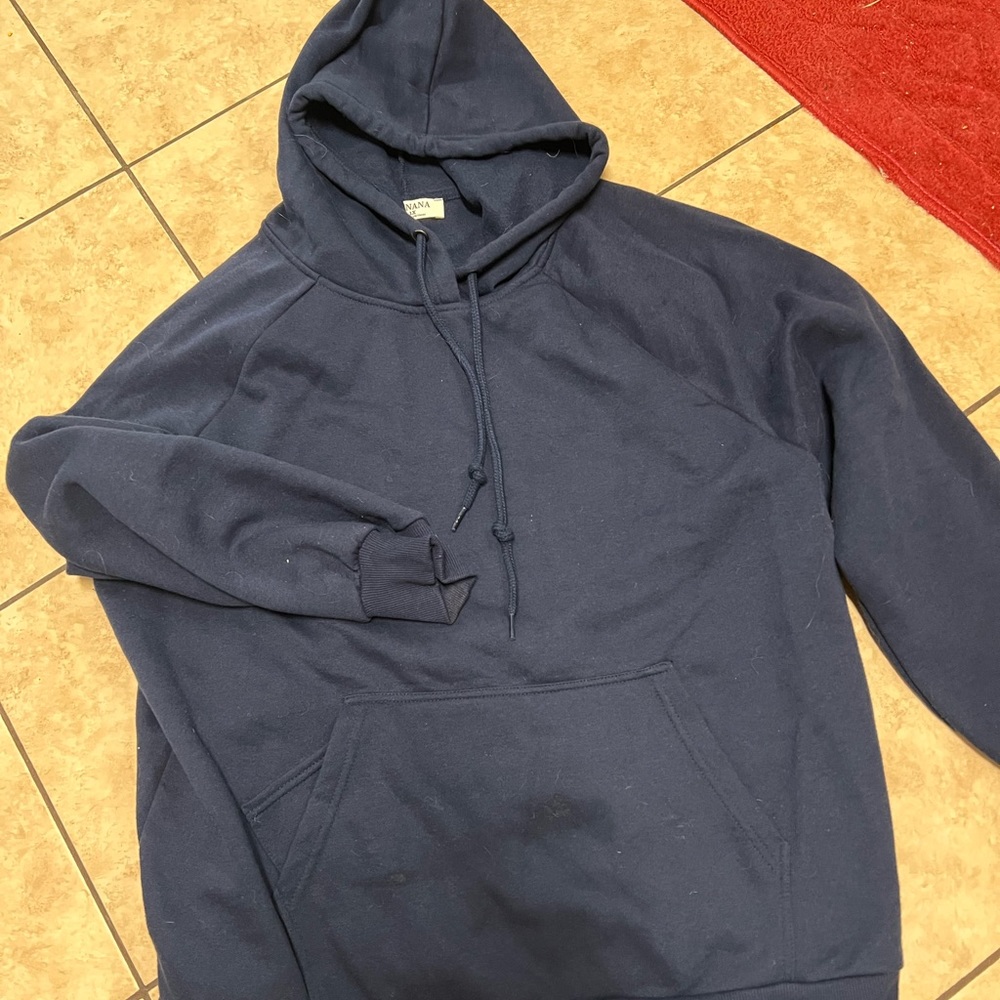 Zenana navy sweat suit hoodie and pants